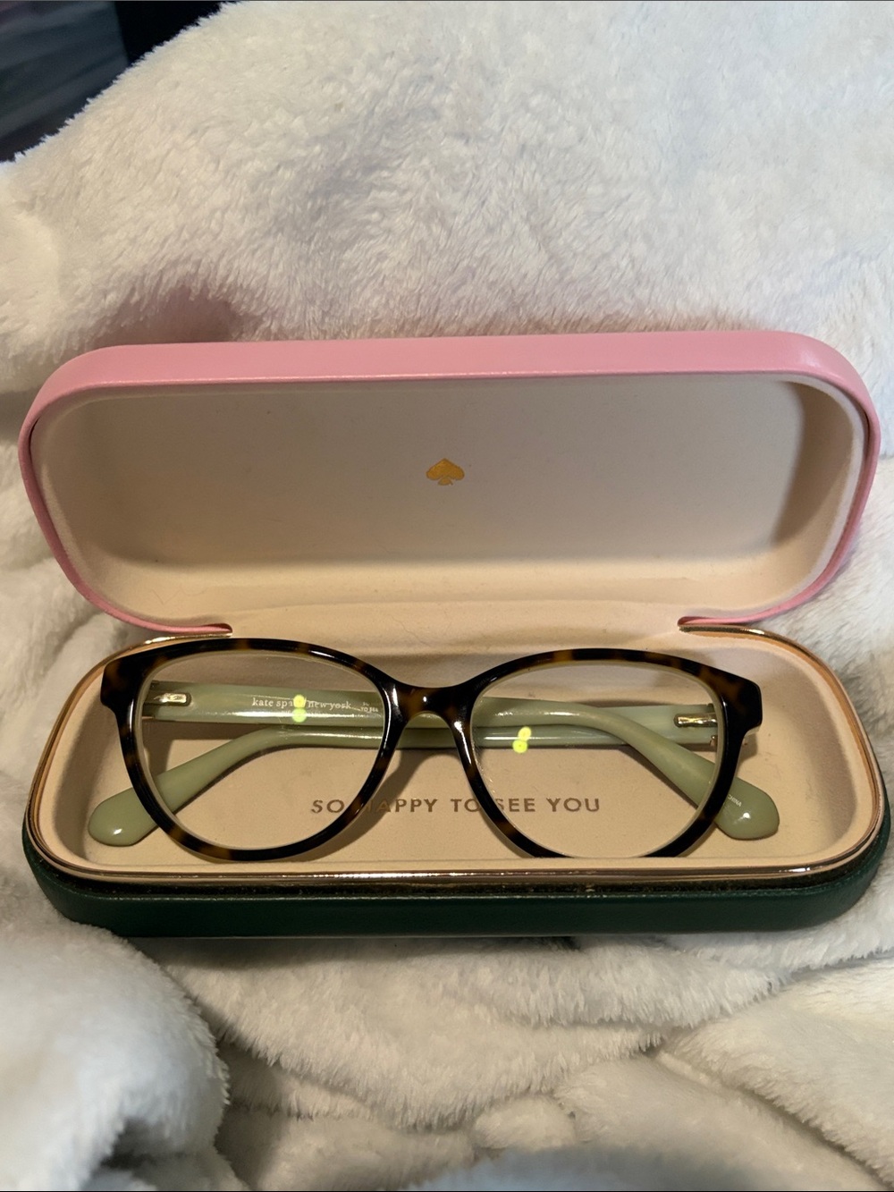 Kate Spade Glasses with Case NEED LENS